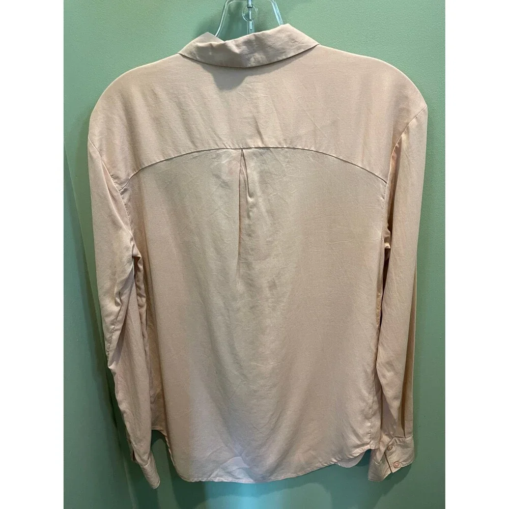 A New Day NWT Mauve button down blouse. size XS